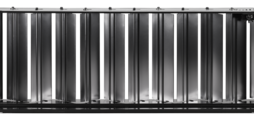 Attachments for ventilation grilles, made of sheet steel, for volume flow rate balancing and air direction control